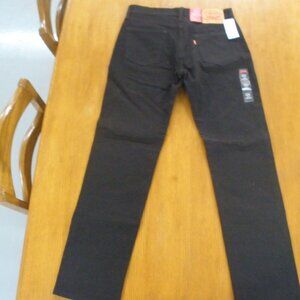 Men's Levi's 514 30x32 Stretch Jeans Straight Leg Black "NWT"